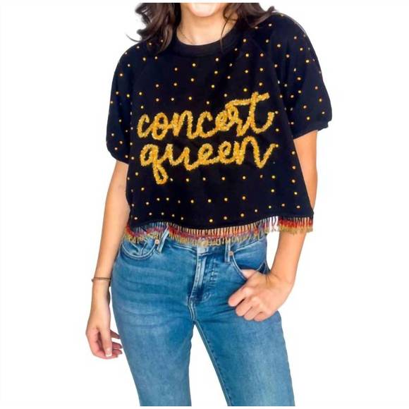 NEW QUEEN OF SPARKLES concert queen sweater in black - Picture 2 of 4
